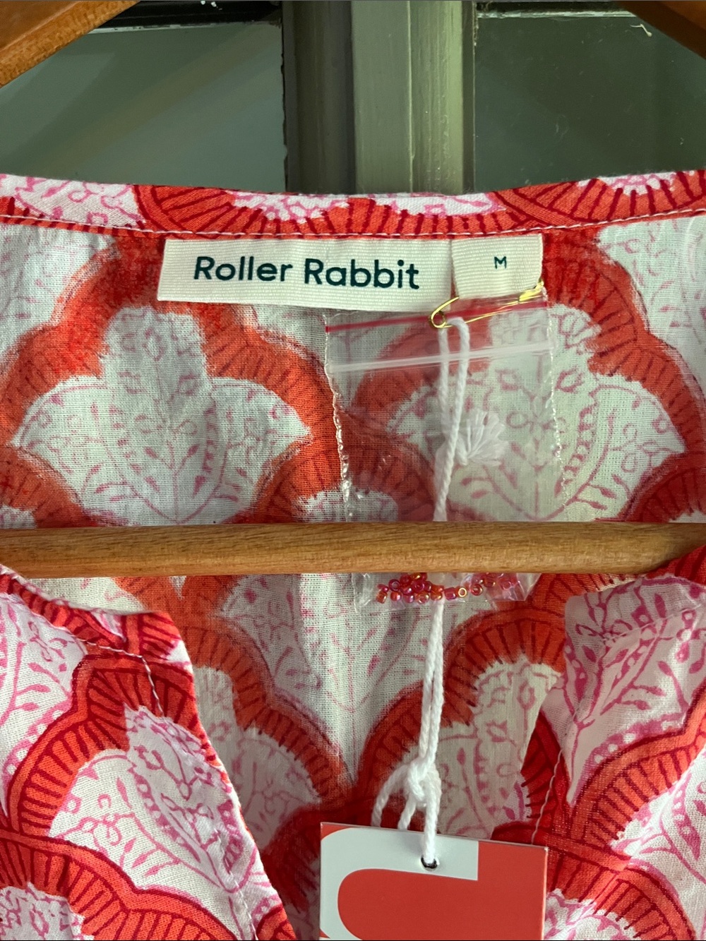 Roller Rabbit Kurta Jemina Red - Picture 3 of 5